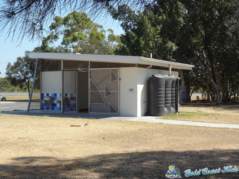 Photo of toilets with all abilities access at lions Park Paradise Point