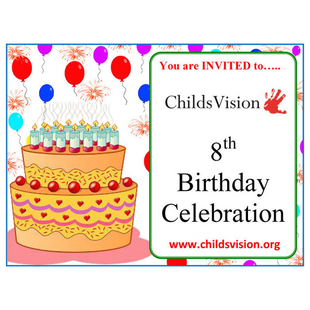 Child's Vision 8th Birthday Celebration